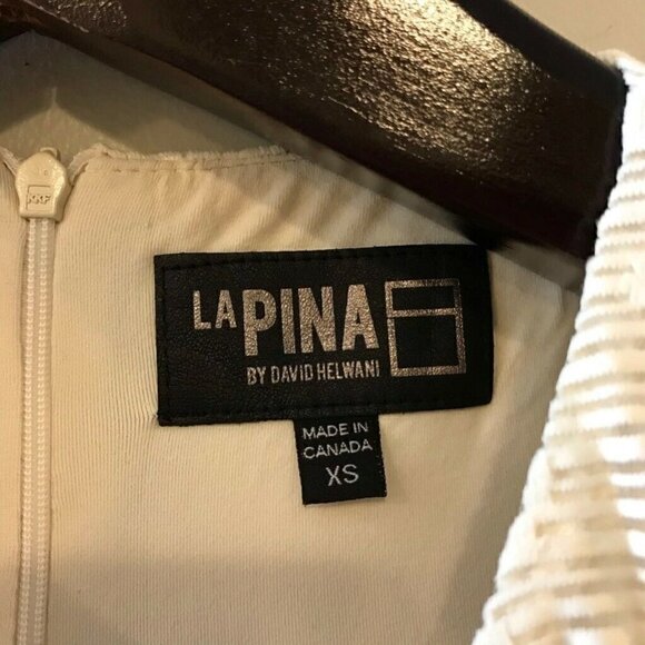 La Pina By David Helwani Brynn Lace Dress XS - Picture 5 of 7